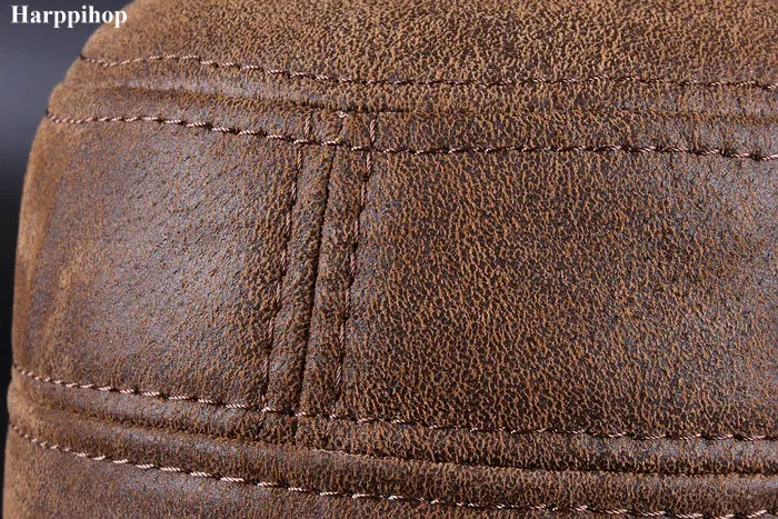 Корейская повседневная кожаная шапка кепка теплая кепка|kepi cap|kepi hatcap cap |