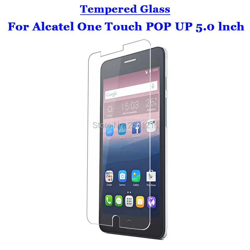Для Alcatel POP UP высококачественное закаленное защитное стекло 9h 2.5D для One Touch OT 6044D 5