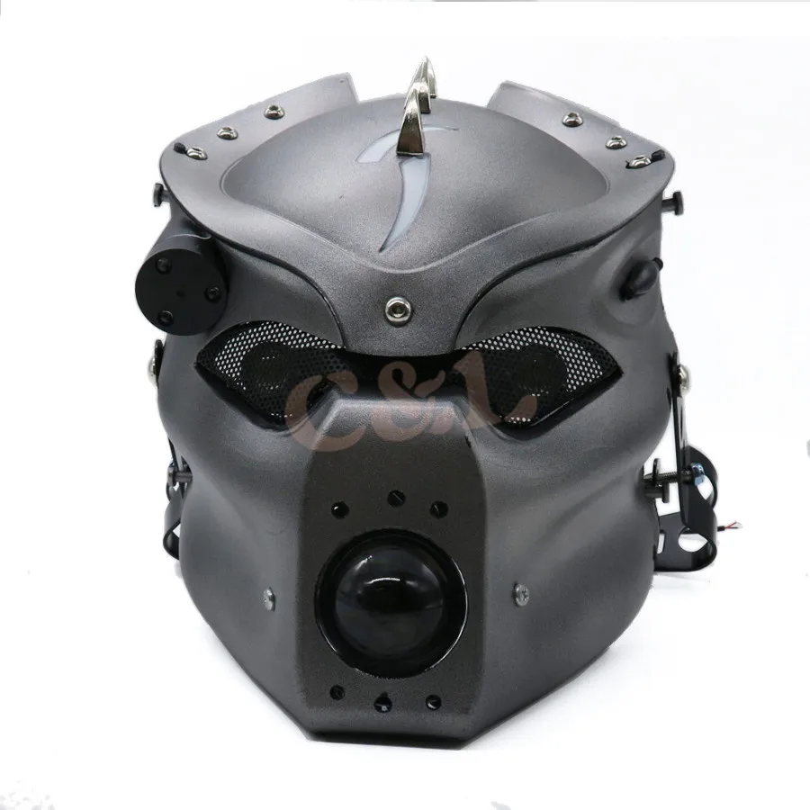 Светодиодная фара с черепом для мотоцикла креплением на 28 43 мм Harley Honda Yamaha Kawasaki