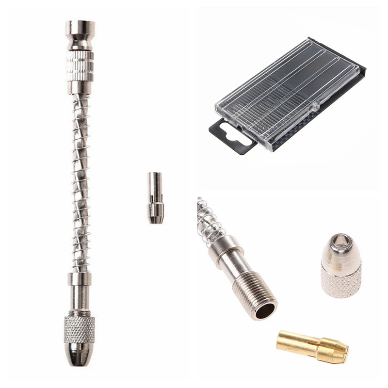 1 Набор мини микро спиральные сверла Hss биты с полуавтоматической ручной дрелью