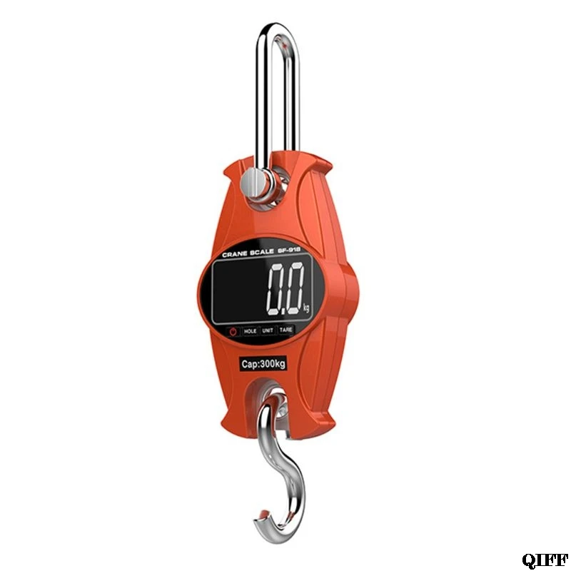 Цифровые весы 300 кг/600 фунтов SF-918 Почтовые весы промышленные сверхмощные крановые весы оранжевые для дома фермы охоты