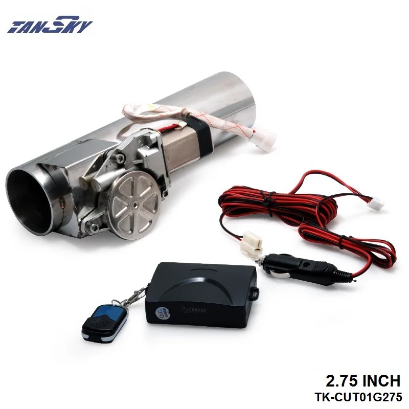 TANSKT для Honda Toyota 2 75 &quotjdm Vip I Pipe выхлопная труба Catback Header электрический выходной