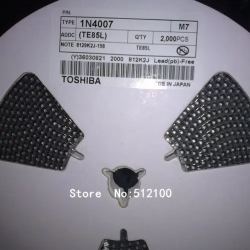 500 шт. SMD 1N4007 диод 1A 1000 В IN4007 м7|1n4007 diode|diode 1a1a diode |