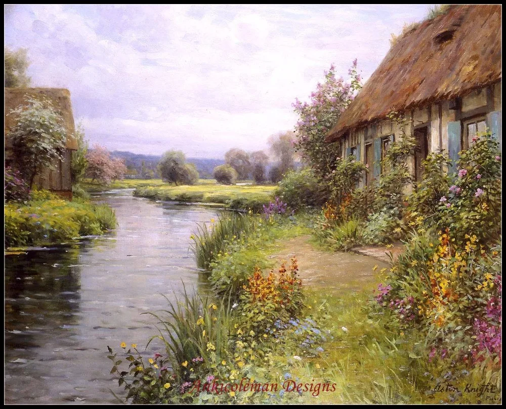 Needlework for embroidery DIY French DMC High Quality - Counted Cross Stitch Kits 14 ct Oil painting - A Bend in the River