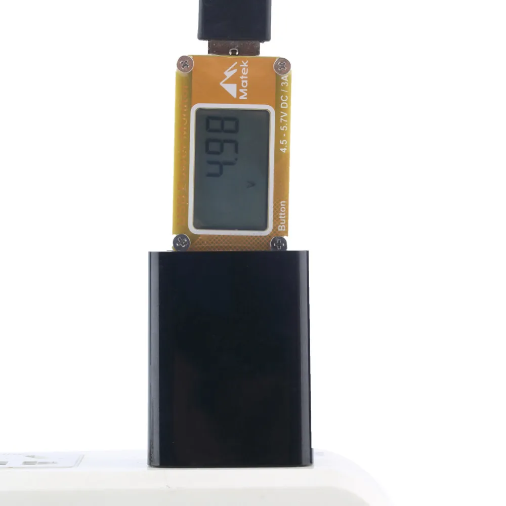 Портативное зарядное устройство с ЖК дисплеем и USB измеритель напряжения тока