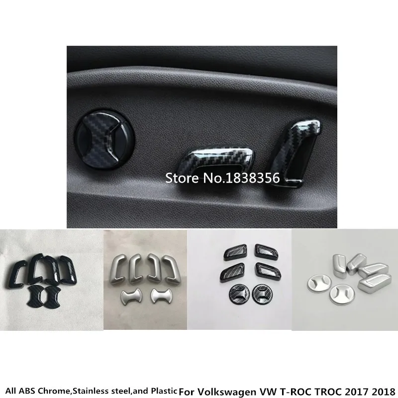 Для Volkswagen VW TROC 2017 2018 2019 2020 2021 автомобильный детектор ABS Хромированная ручка