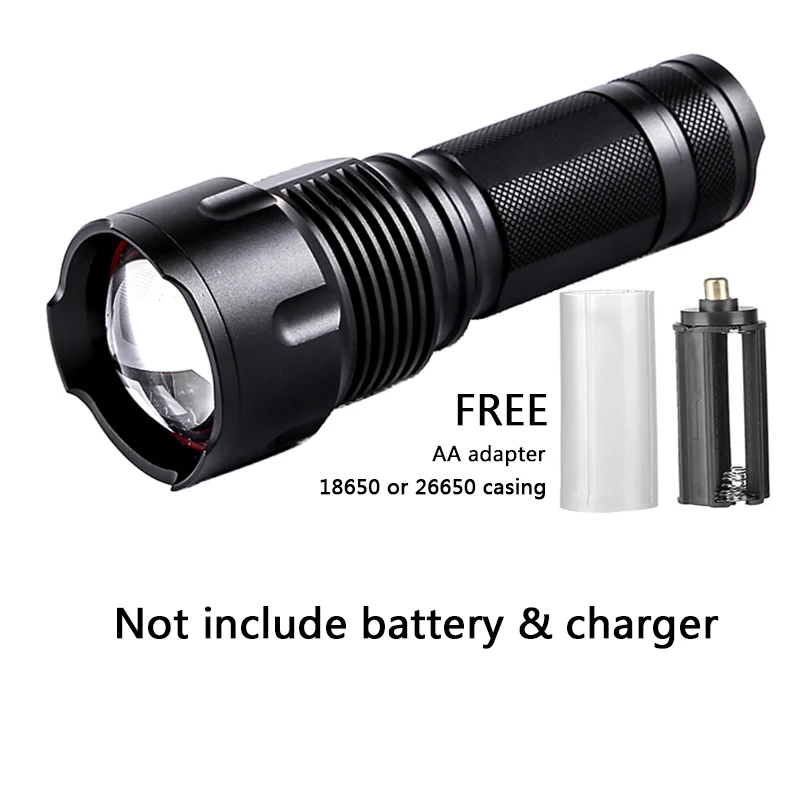 Option A Litwod Z201006 Cree XHP50 XM-L2 U3 XM-L T6 светодиодный вспышка светильник 26650 фонарь Водонепроницаемый вспышка светильник Масштабируемые Портативный походный светильник - Испускаемый цвет: Option A