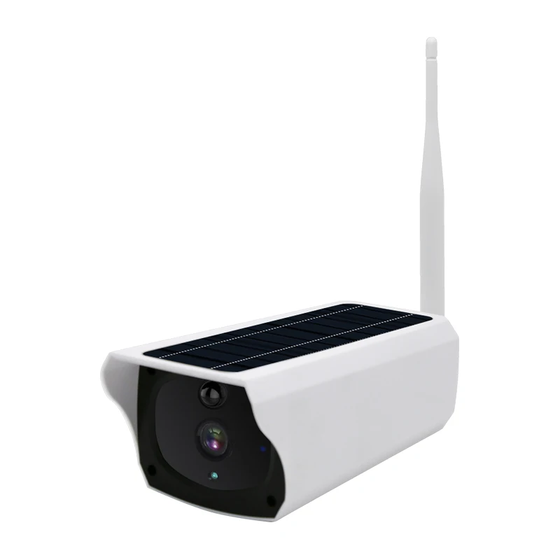 IP67 IR Открытый 2MP солнечная батарея перезаряжаемая wifi цилиндрическая камера