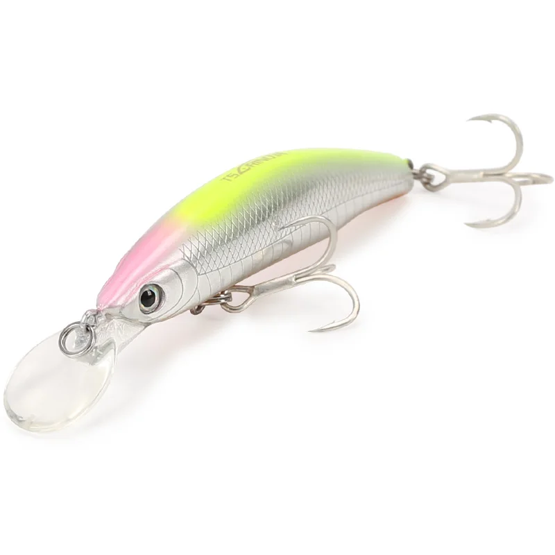 

Tsurinoya DW13 105mm/15g 2.5m Deep Water Minnow Lure Plastic Hard Fishing Lures Minnows Bait With VMC Treble Hooks