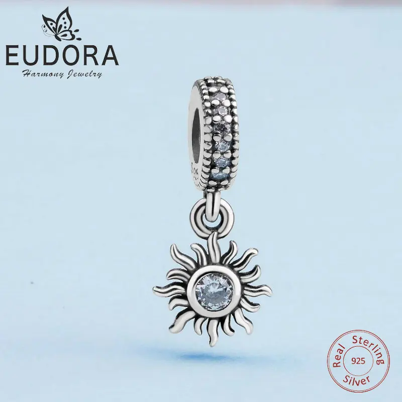 Подвеска на запястье Eudora из стерлингового серебра 925 пробы с прозрачным