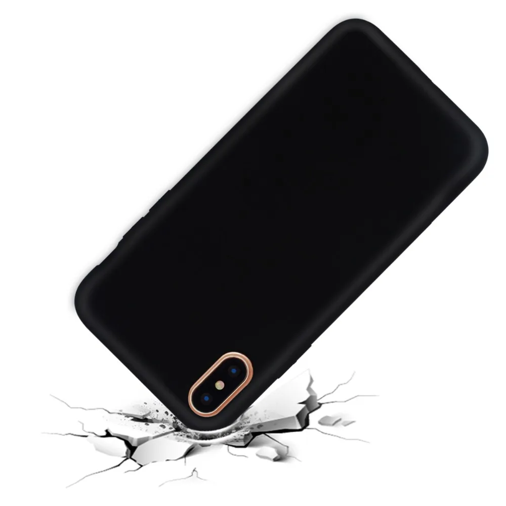 Mutural роскошь силиконовый чехол для iPhone X ультра тонкий защитный подушки fasihon |