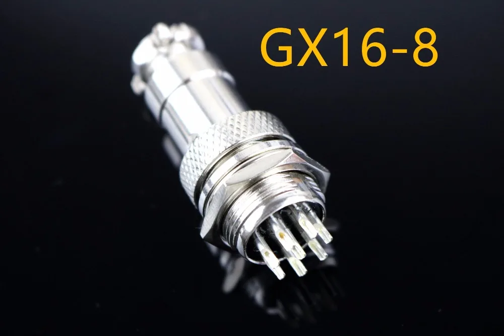 2 комплекта GX16 8 8P 8Pin 16 мм штекер и гнездо для подключения к панели провода Круглый