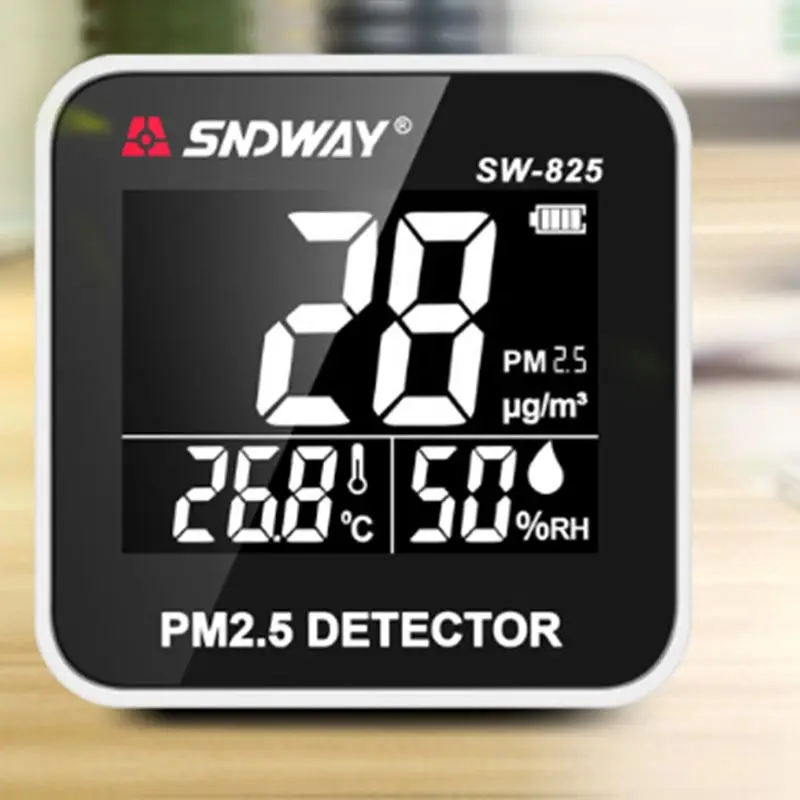Цифровой монитор качества воздуха лазерный детектор PM2.5 тестер газовый