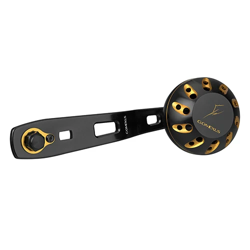 45mm black gold Gomexus катушка питания ручка для Abu Garcia Ambassadeur C3 CS Daiwa круглая Катушка 8*5 мм ручка 95 мм как описание - Цвет: 45mm black gold