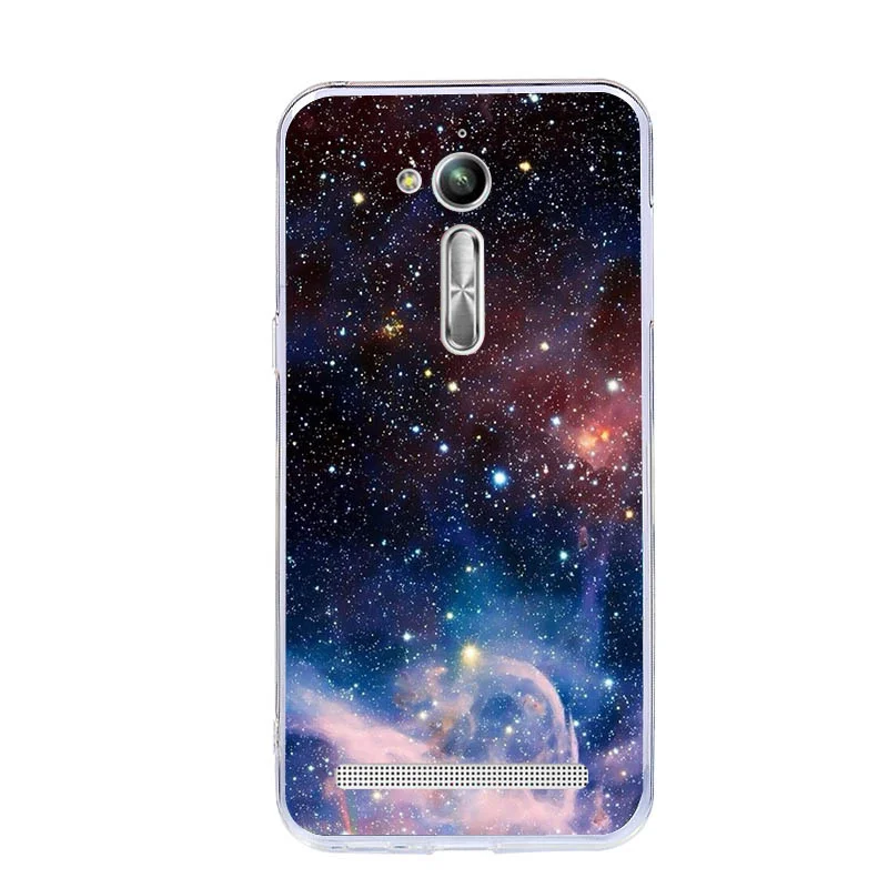 ZB500KL TPU Cover For ASUS Zenfone GO Soft Case Silicone Painted X00AD Painting Phone Bags Coque |