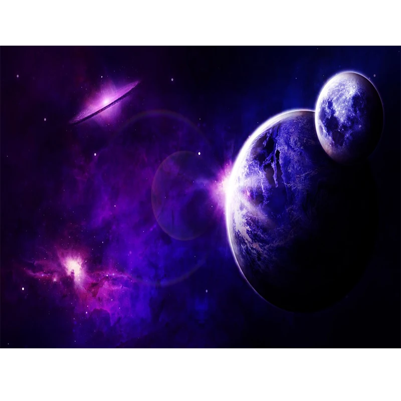 Cosmic landscape 5D DIY diamond painting wall sticker mosaic embroidery Full Square free cross stitch crafts | Дом и сад