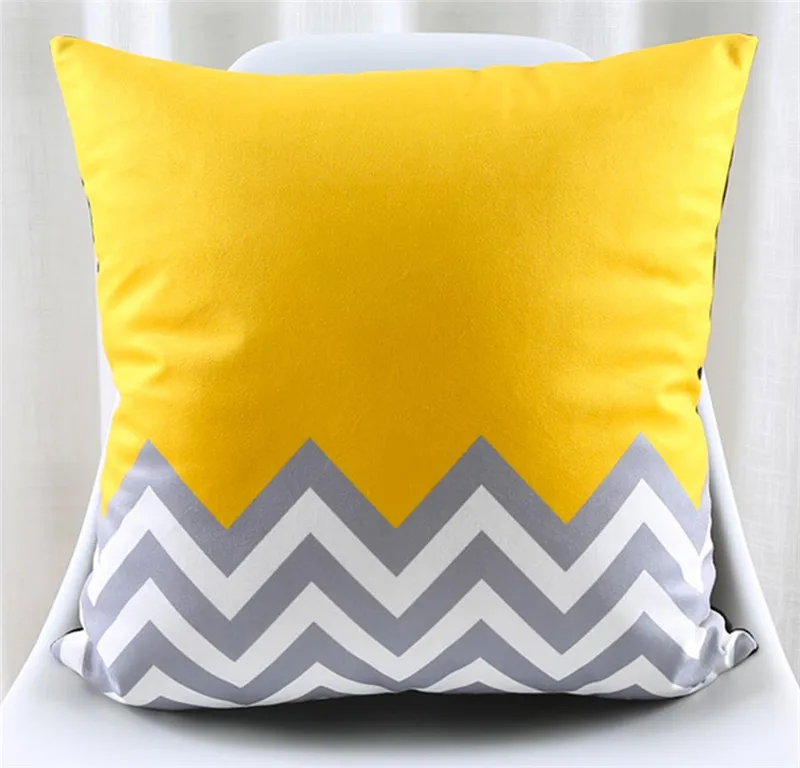 Популярный новый чехол для подушки с рисунком мышления Геометрическая