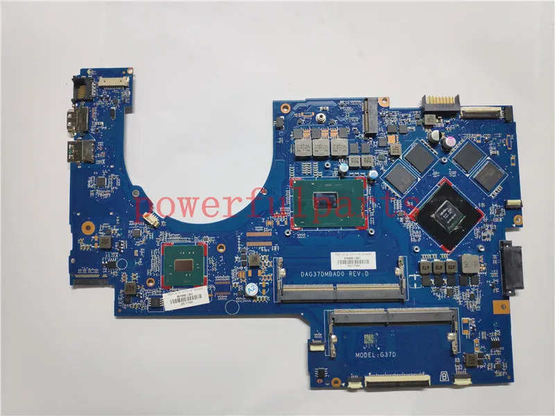 Материнская плата для ноутбука 915468-601 915468-001 DAG37DMBAD0 для hp 17-W 17-AB PC 1050 2GB i5-7300 полностью протестирована