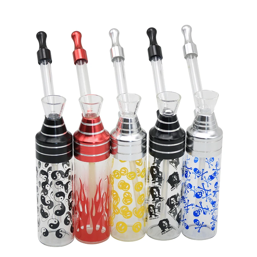 EKJ SYD006 Skull Leaves Bob Many Patterns Water Pipe Cigarette Accessories Smoker Gift Portable Herb Smoking Hookah Pipes |
