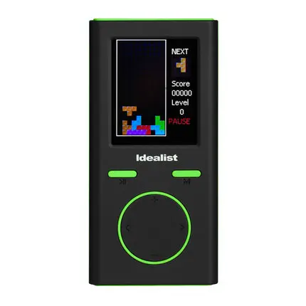 Black Green Идеалист HIFI MP3 MP4 плеер мини-игры MP4 4G 8G спорт на открытом воздухе MP3 радио музыка Mp4 тонкий игровой плеер рекордер электронная книга Walkman - Цвет: Black Green