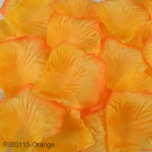 Orange QIFU 500 шелк рубиновый лепесток розы украшение покрытие стола искусственный цветок свадебное украшение цветы помолвка невесты быть романтичным - Цвет: Orange