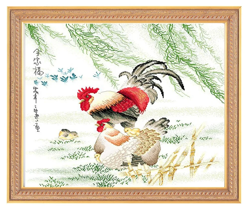 

Needlework,DIY Cross Stitch,Sets For Embroidery kits,11CT&14CT,Chicken one