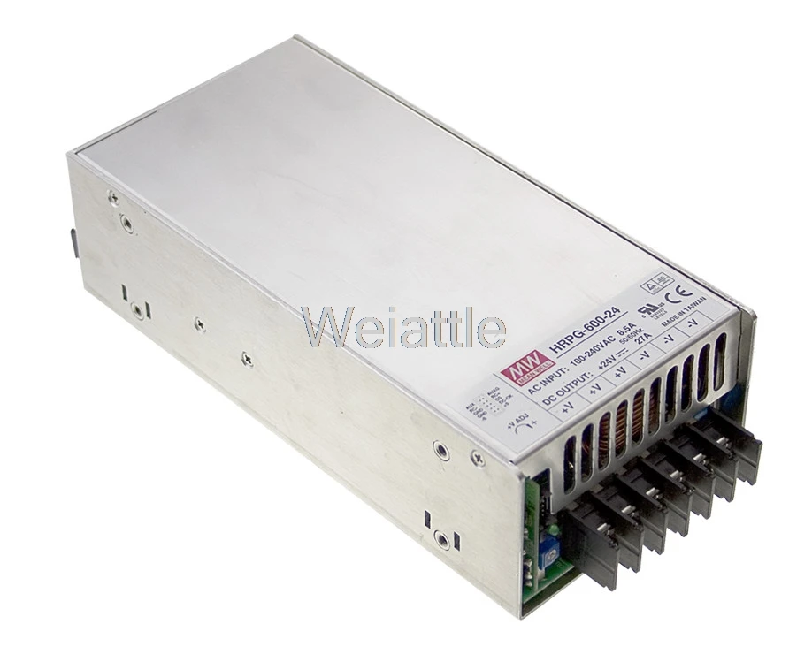 

MEAN WELL original HRPG-600-12 12V 53A meanwell HRPG-600 12V 636W Single Output with PFC Function Power Supply