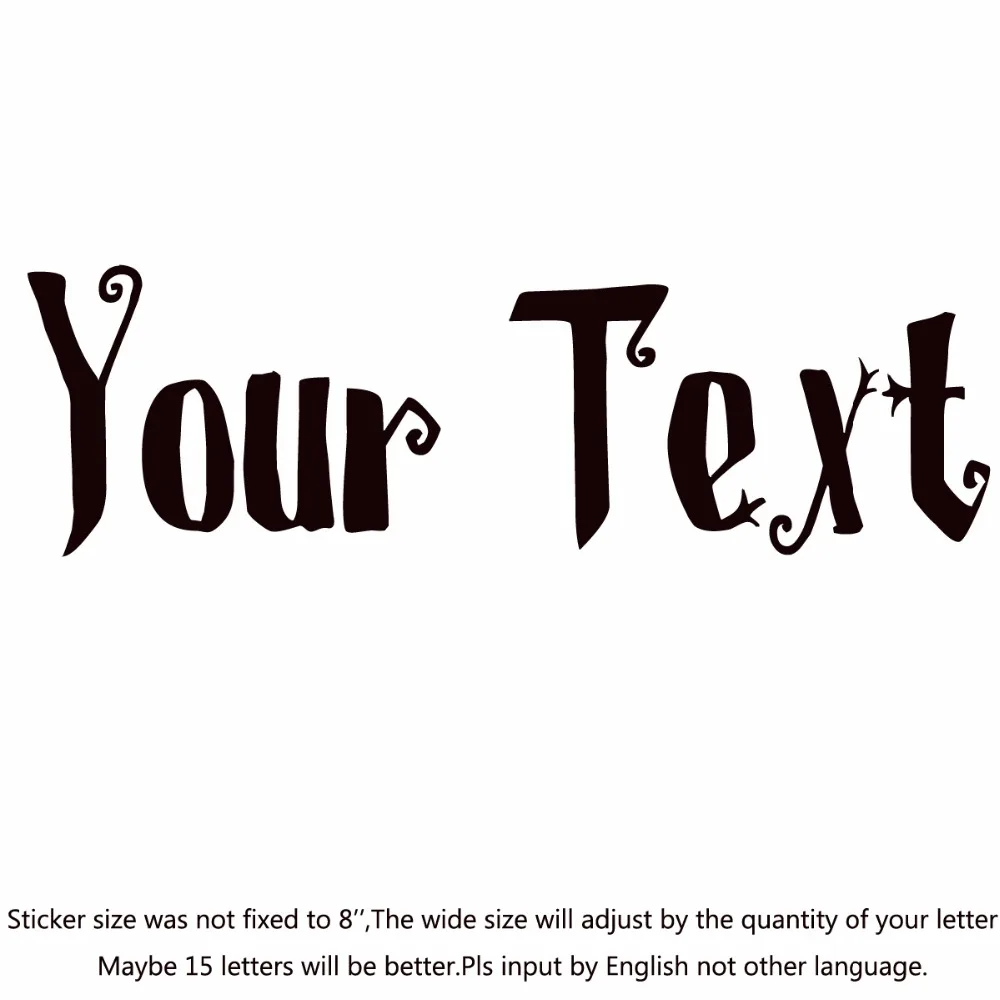 

Your Text Vinyl Decal Sticker Car Window Bumper CUSTOM 7" Personalized LetteringSt. Christmas On Crack