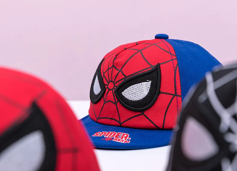 Doitbest от 1 до 4 лет Spiderm весенние детские бейсбольные девочки-Мальчики Мягкие козырьки Snapback регулируемая детская хип-хоп шляпа-Панама