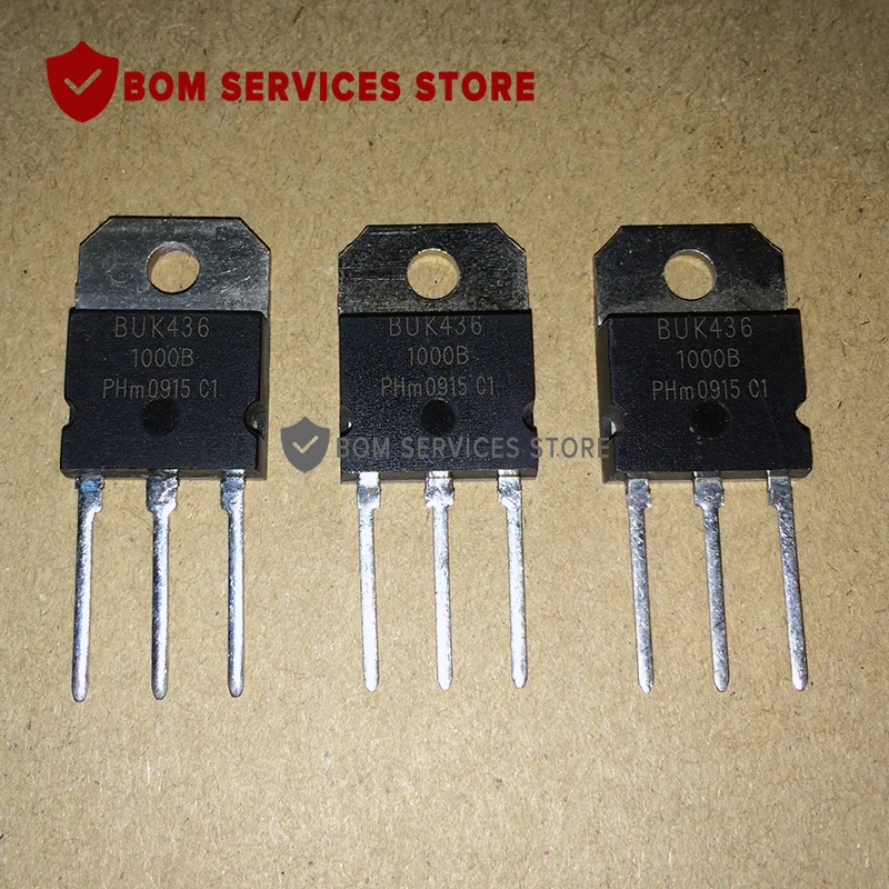 

Fast Delivery 10pcs BUK436-1000B BUK437-600B PowerMOS transistor