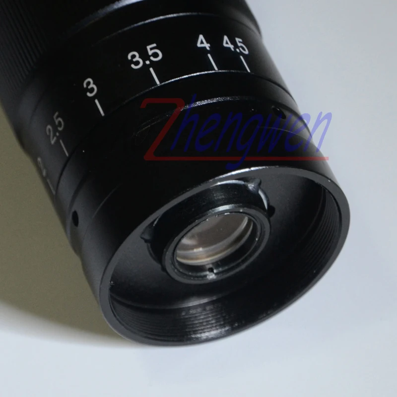 FYSCOPE Регулируемый 180X увеличение зум 25 мм C-mount объектив 4.5X адаптер для промышленного микроскопа камера окуляр Лупа