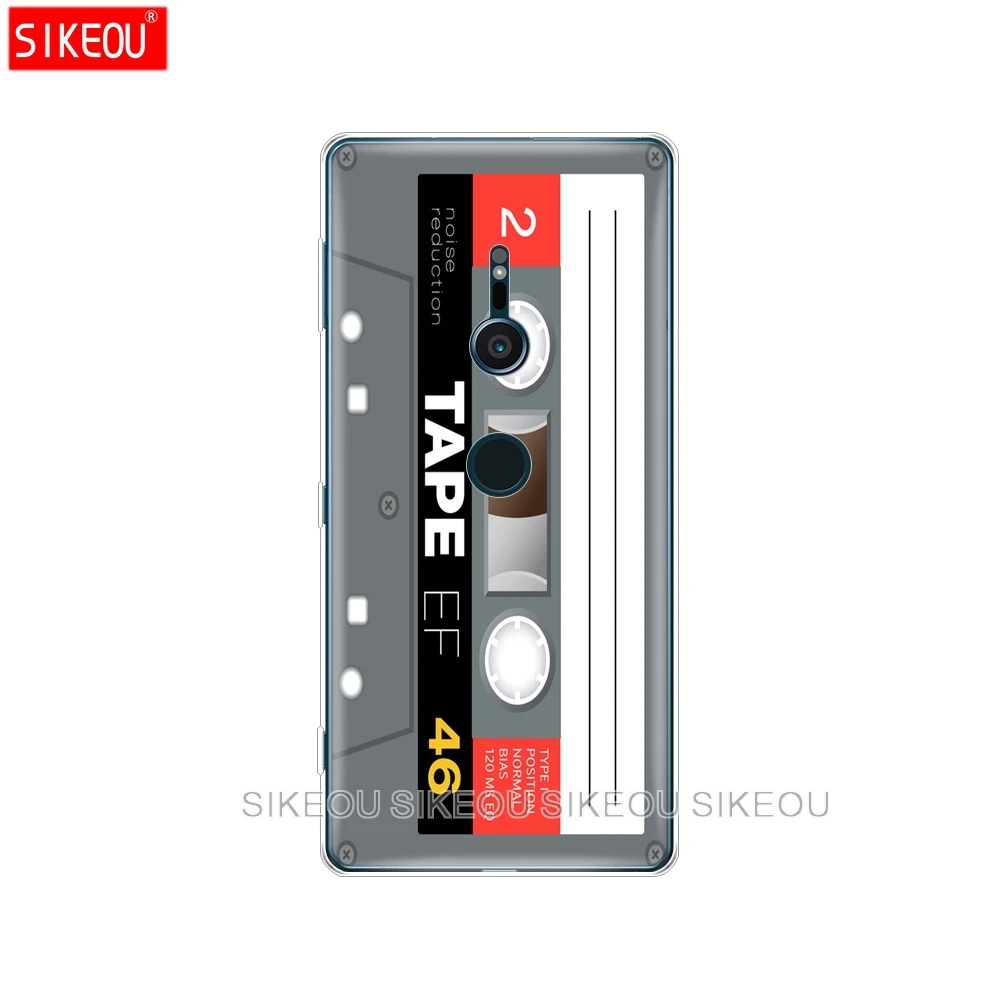 Силиконовый чехол для телефона sony xperia XA1 XA2 ULTRA PLUS L1 L2 XZ1 XZ2 compact XZ PREMIUM caculator кассета