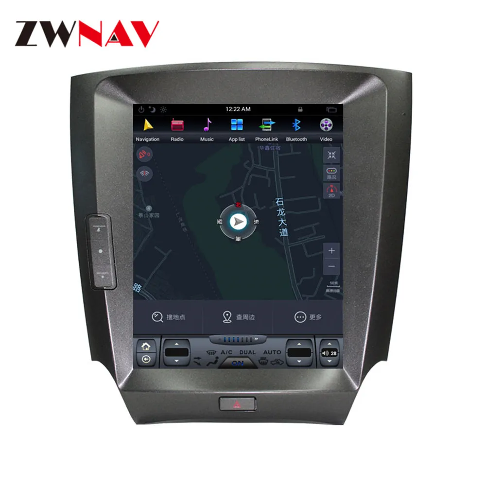 ZWNVA Тесла ips Экран Android 7,1 автомобиль без DVD плеер радио gps навигации для lexus IS200 IS250 IS300 2004-2010 головное устройство