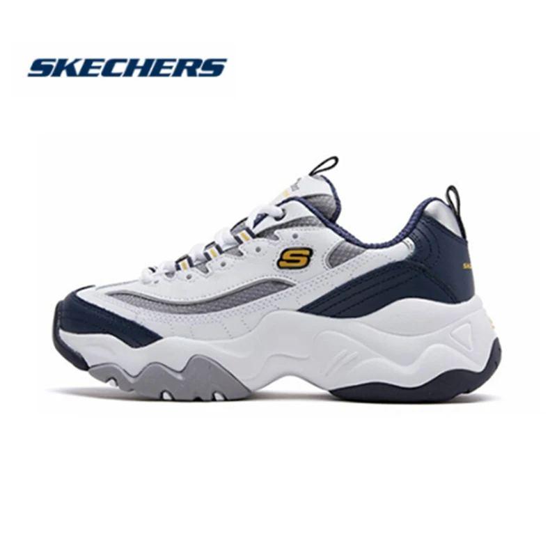 Skechers/обувь женские туфли D'lites, не сужающиеся книзу кроссовки г. Новое поступление, повседневная обувь женская дышащая обувь на платформе 12954-WNVG
