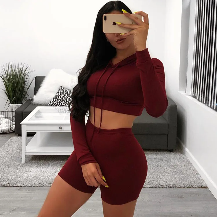 Allyzozo Women 2 Pieces Set Tops and Shorts Casual Sportting Tee Crop Neon Green Pantys Outfit Sets | Женская одежда