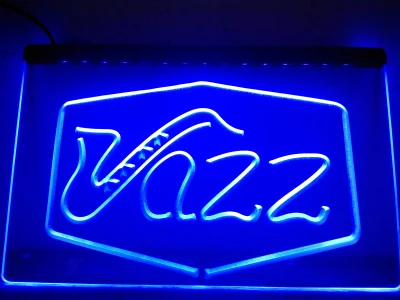 LB468 Jazz бар Музыка живой паб клуб Новый светодиодный неоновый светильник значок