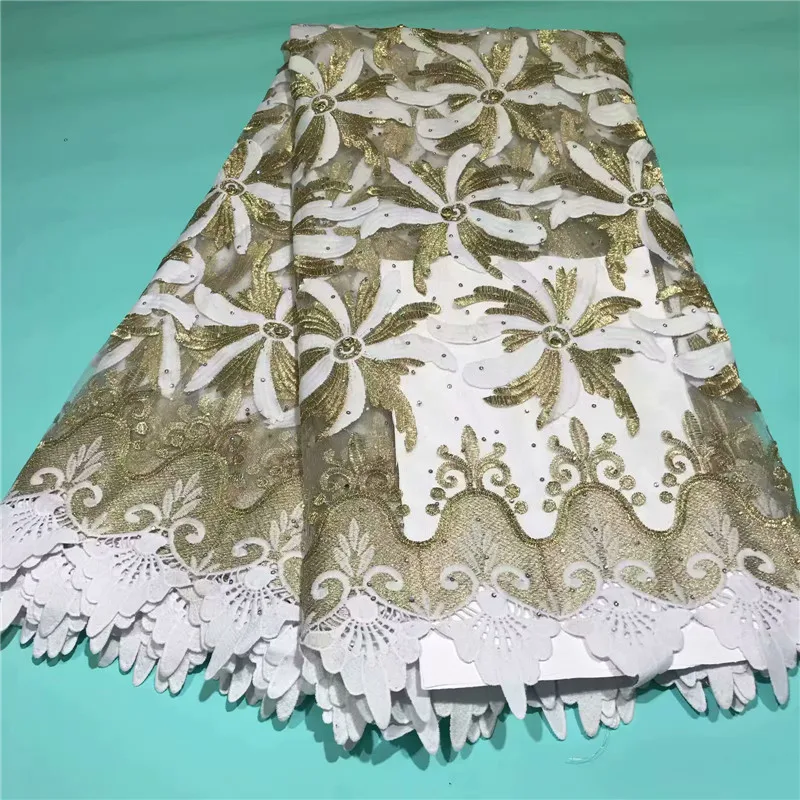 African Milk Lace Fabric 2019 High Quality French Mesh Stones Nigerian Silk Fabrics | Дом и сад