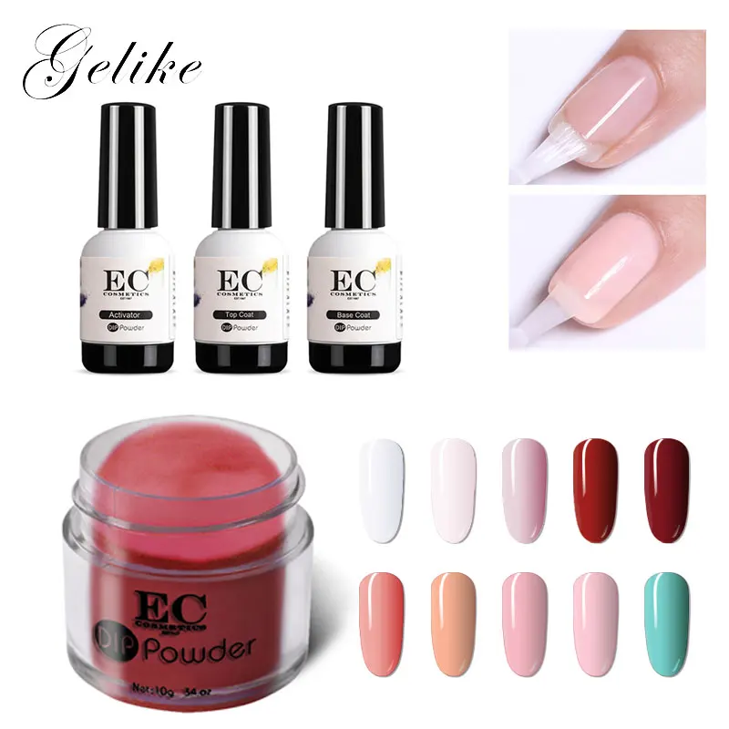 Like 10 г/шт. цвета Forever Shine так же как Soak Off Гель лак для ногтей погружающий порошок