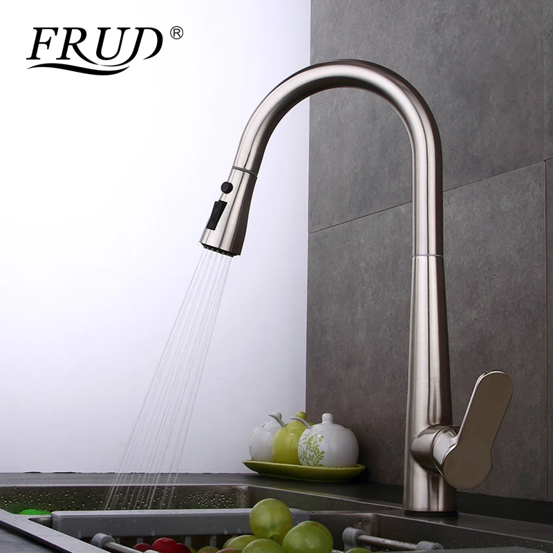 FRUD высококачественные кухонные краны для раковины смесители с одной ручкой