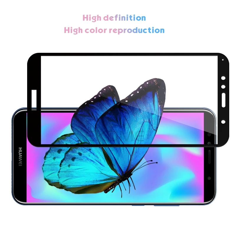 Защитное закаленное стекло с полным покрытием для Huawei Honor 7C Pro/7C (5 7 дюймов)/7S/8X/9X/V30