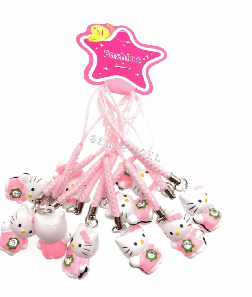 100 шт. мультфильм hello kitty Дети Прекрасный колокольчики рождественские украшения