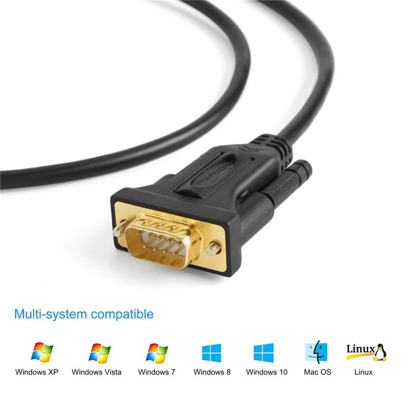 Адаптер USB-RS232 (чипсет FTDI) кабель последовательного преобразователя USB 2 0 в RS-232 Male