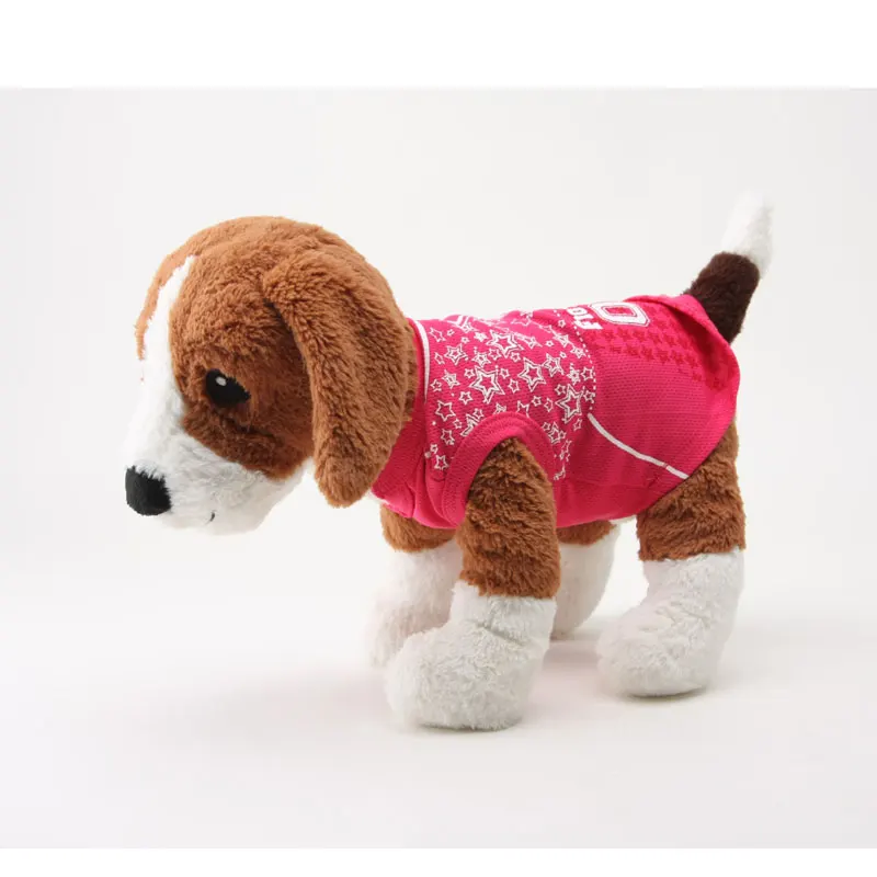 Dog clothes pet puppy clothing star T-shirt vest coats and jackets pink costume appearl for small dog manteau chiens chihuahua | Дом и сад