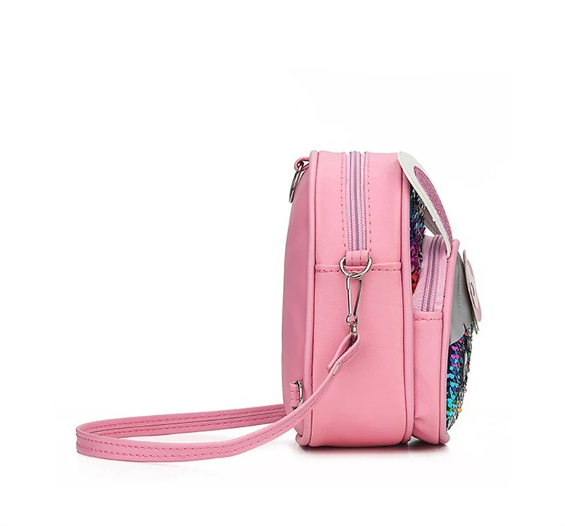 New Cute Kids Toddler Girls Sequin Rabbit Schoolbag Backpack Shoulder Bag Satchel Children Cartoon Backpacks 7 Colors