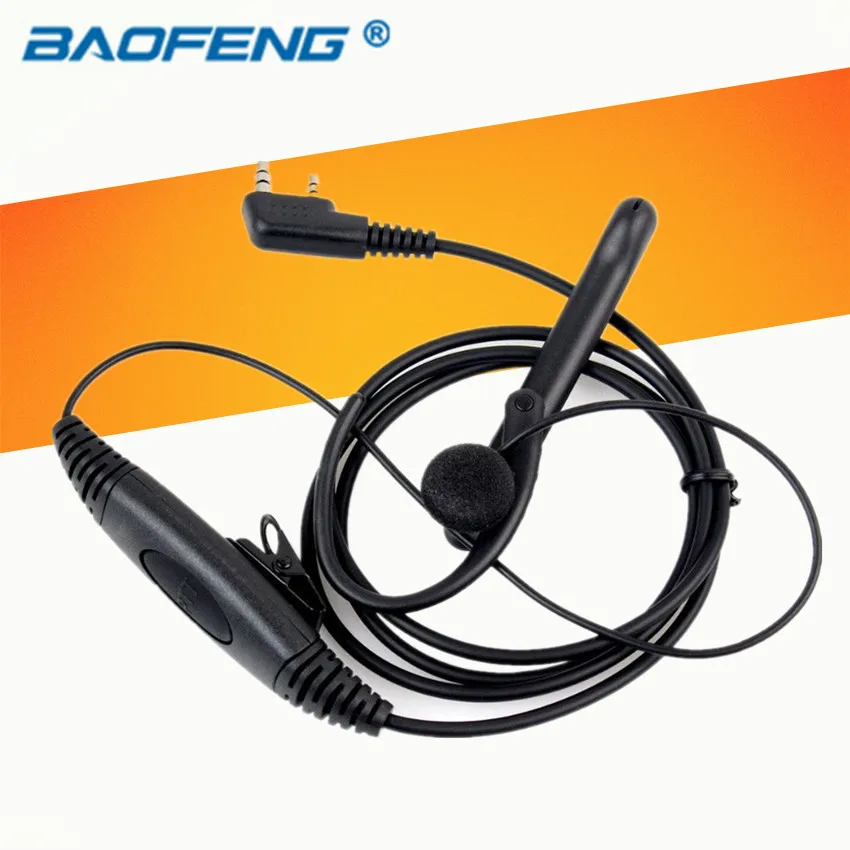 2 контакта 3 5 мм/2 мм наушники-вкладыши с микрофоном PTT Walkie Talkie гарнитура для Kenwood