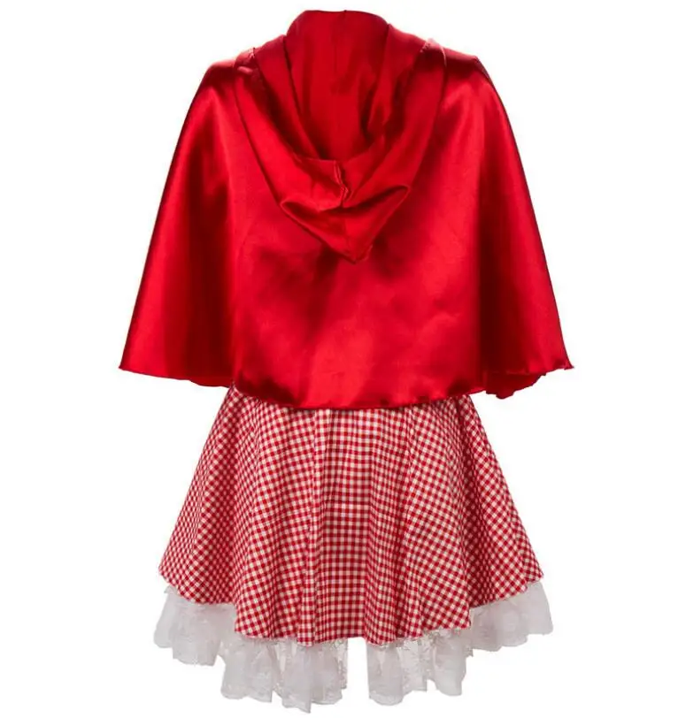 Женский костюм с красной шапочкой сказочный для косплея S 6XL|Праздничные костюмы|