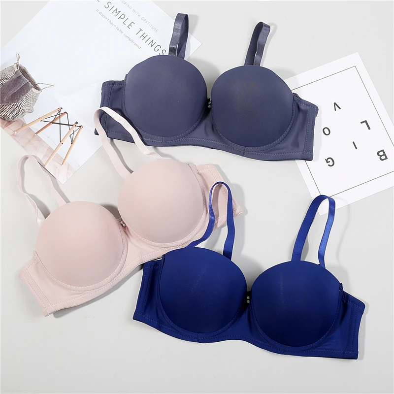 Бюстгальтер женский с глубоким U образным вырезом пикантное бесшовное нижнее