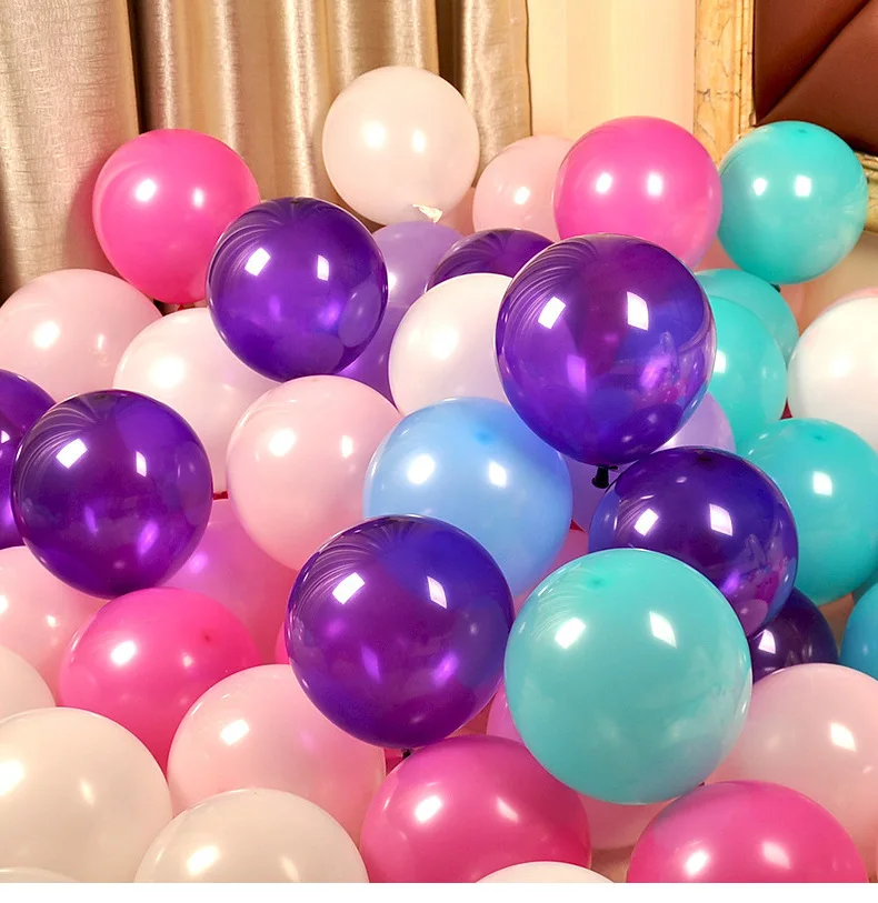 10Pcs10inch на день рождения шары из латекса гелием воздушный шар утолщение Перл