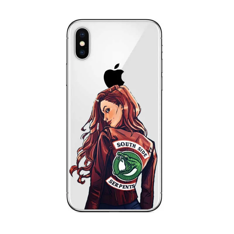 American TV Riverdale Jughead Jones Transparent Cell Phone Case for iPhone X XS MAX 6 6s 7 7plus 8 8Plus 5 5S SE XR |