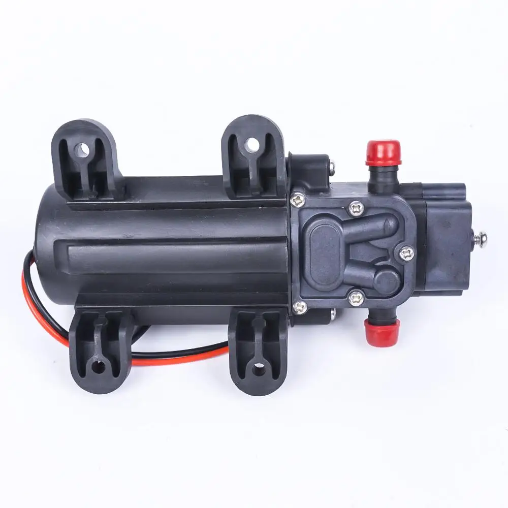DC 12V 60W 130PSI 5L/мин Электрический мембранный насос Самовсасывающий усилитель для
